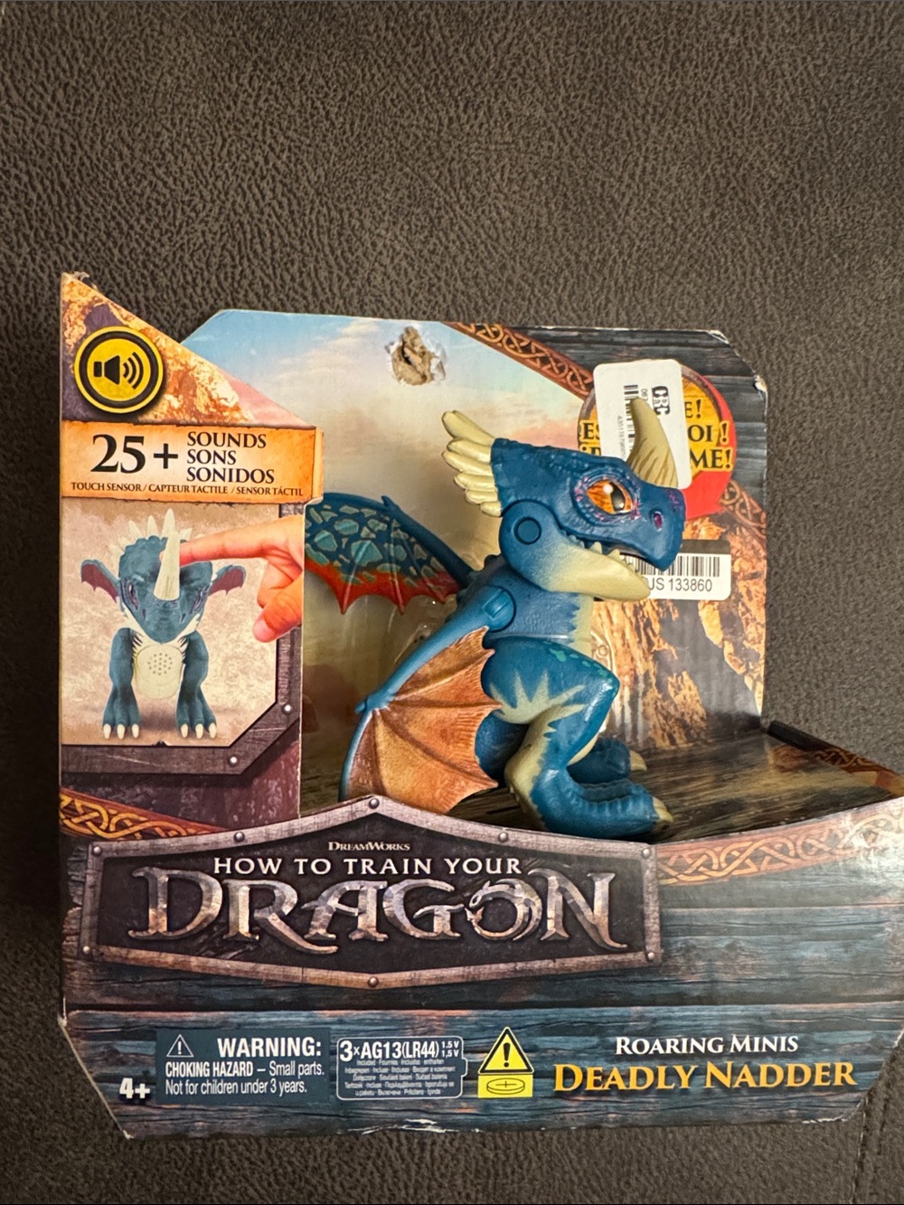 DreamWorks Deadly Nadder Dragon Figure - Blue, Gold
